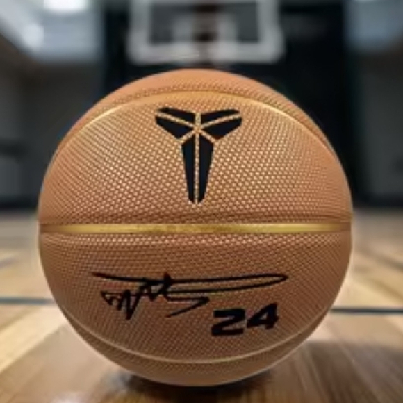 Leather Basketball with Logo and Signature - Picture 2 of 3